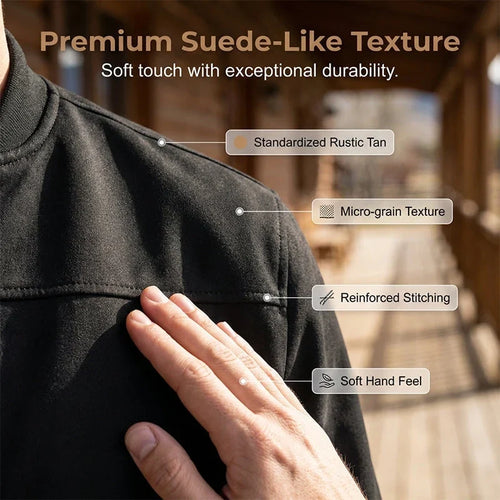 Classic Suede Bomber Jacket